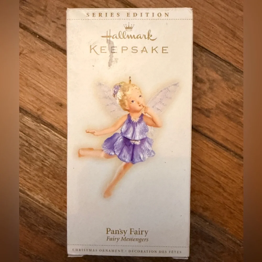 Hallmark Keepsake Pansy Fairy Fairy Messengers Christmas Ornament